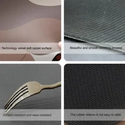 50 * 60cm, B Vaskemaskine Tørretumbler Top Måtte Betræk Vaskemaskine Top Betræk Anti-Slip Hurtigtørrende Køleskabsbeskytter Betræk Gummi Natbord Mikrobølgeovn Støv | Fyndiq