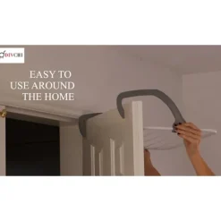 5 Bar Radiator Foldbar Radiator Håndklædeholder Tøj Tørrestativ Tørrestativ Skinne Grey