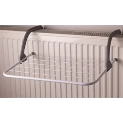 5 Bar Radiator Foldbar Radiator Håndklædeholder Tøj Tørrestativ Tørrestativ Skinne Grey