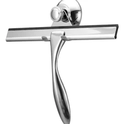 10” Brusestang - Squeegee til brusedør i glas, til glasdøre, badeværelse, vinduer og bilglas, rustfrit stål brusebadsskraber til brusedøre med sugekopkrog | Fyndiq