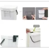 1,3 gallon kompostbeholder, 1 pakke kompostspand lille skraldespand (hvid)