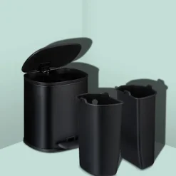5 l badeværelsesspand med 2 beholdere