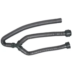 1 m Vaskemaskine PVC Y-formet Afløbsslange Vaskemaskinerørsforbindelse