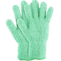 1 Par Mikrofiber Støvsugerhandsker, Genanvendelige Vaskbare Rengøringshandsker Vanter til Planter Husrengøring Bil Persienner Lamper