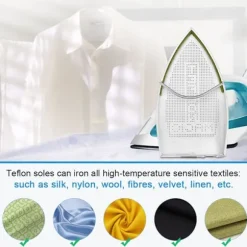 1 stk (228 * 123 cm) Strygejern Beskyttelsesdæksel Teflon Sålplade Universal