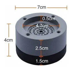 4 stk. Anti-vibrations puder Universel Vaskemaskine Anti-vibrations pude fødder