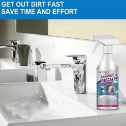 1-3 stk. Badeværelsesafkalker Spray Genstridige Pletter Fjernelse Vaskemiddel Afkalkning Rengøringsmiddel Til Badekar Toilet Bruser 2pcs