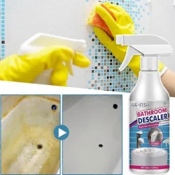1-3 stk. Badeværelsesafkalker Spray Genstridige Pletter Fjernelse Vaskemiddel Afkalkning Rengøringsmiddel Til Badekar Toilet Bruser 2pcs