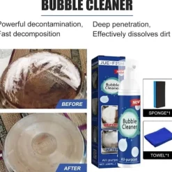 3 stk. Beedac Bubble Cleaner, 2023 Ny Beedac Rensespray, Allround Bubble Cleaner Skumspray, Skummende Kraftig Oliepletfjerner