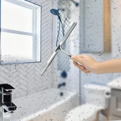 1 stk. Bruseskraber, Vindue Squeegee, Rustfrit Stål Viser med