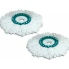 2 stk. Clean Twist Disc Mop Reservehoveder, Ideelle til Fliser og Sten