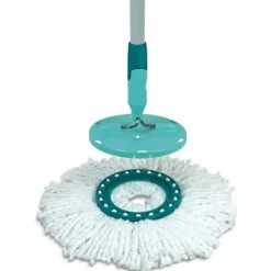 2 stk. Clean Twist Disc Mop Reservehoveder, Ideelle til Fliser og Sten