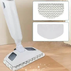 2 stk. dampmoppepude erstatning til Bissell 5938-serien vandabsorberende genanvendelig vaskbar damprenser hoved mikrofiber rengøringsklud refill (FMY) Sets | Fyndiq