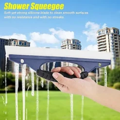2 stk. Dusj Squeegee, Døre Biler Vinduer Glas Squeegee Rengøringsmiddel