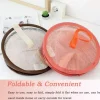 4 stk. Foldbare 3-lags Opbevaringskurve, (2 Orange + 2 Kaffe) Børn