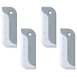 4 stk. Fugle-Skrabere Vindue Glas Visker Husholdnings Glas Visker Værktøjer Rengøringsværktøjer grey