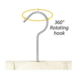 1 stk. klemmepose, klemmepose, 304 rustfrit stålholder, opbevaring