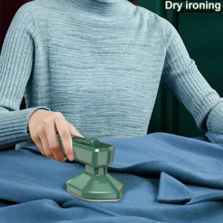 1 stk. Mini Dampstrygejern Bærbart Mini Hurtigt Anti-Rynke Hårjern Til Rejse H