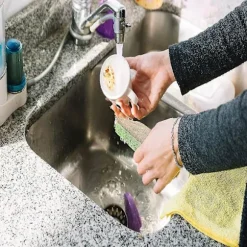 10 stk. Naturlig skuresvamp - Økovenlig rengøringssvamp af planter til opvask, køkken, badeværelse og mere - Biologisk nedbrydelig, ikke-ridser skuresvamp | Fyndiq