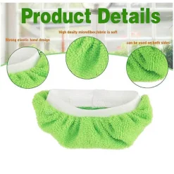 10 stk. premium mikrofiberpuder, til Dupray Neat damprenser, holdbare, genanvendelige og maskinvaskbare