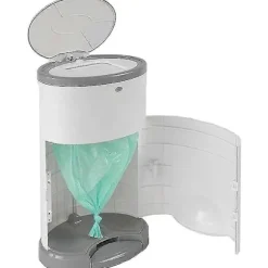 3 stk. Refill Pack Biologisk Nedbrydelige Baby Ble Affaldsposer Til 16l Skraldespand Udskiftnings Liner Affaldspose Til Hjem Og Køkken (Fww)