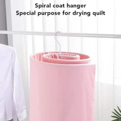 2 stk. Runde Spiral Jern Spiral Lagen Hanger