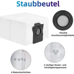 14 stk. støvsugerposer til Dreame D10 Plus Gen 2 støvsugertilbehør White