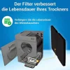 10 stk. tørretumblerfilter til udskiftning af tørretumbler til Beko 2964840100, fnugfilter til tørretumbler Beko DE8635rx DS7512pa
