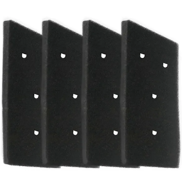 4 stk. tørretumblerfilter til Bauknecht Privileg Whirlpool HX 481010716911 Tørretumblerfilter Genanvendeligt kondenserende [DB] Black