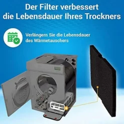 10 stk. tørretumblerfilter til udskiftning af tørretumbler til 2964840100, filter til tørretumbler De8635rx Ds7512pa Tumble z