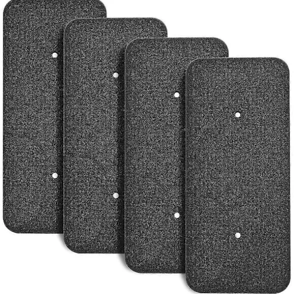 4 stk. Tørretumblerfilter-reservedele til Candy/Hoover/Ostein/Fagor/House to House Varmepumpe-tørretumbler, Svampfilter [DB] Black