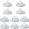 10 stk. udskiftningspuder, der er kompatible med H2O Mop X5 Steamer