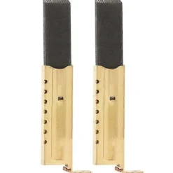 2 stk./sæt Kulbørste i kulfiber til vaskemaskine L94MF7 til vaskemaskine 5X13.5X39.6mm