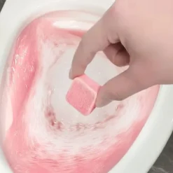 12 stk/sæt Toiletrens brusetablet, PINK pink pink