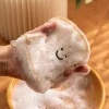 3 stykker toast træmasse bomuld absorberende klud køkken opvask