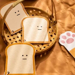 3 stykker toast træmasse bomuld absorberende klud køkken opvask