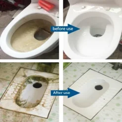 12 tabletter/sæt Brusende toiletrensetabletter pink