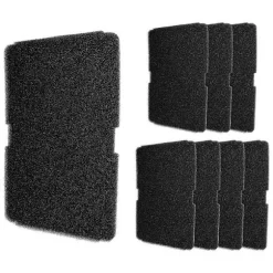 8 Udskiftningsfiltre 2964840100 til Beko Tørretumbler Varmepumpetørrer, Svampefilter til Beko Grundig Blom Black