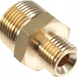 Adapter M22X1,5 til 1/4 Tomme – Messing Reduktion | Højt Tryk | Kompatibel med Karcher HD HDS, Nilfisk, Kranzle