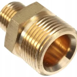 Adapter M22X1,5 til 1/4 Tomme – Messing Reduktion | Højt Tryk | Kompatibel med Karcher HD HDS, Nilfisk, Kranzle