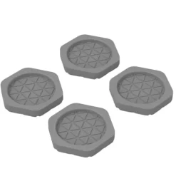 Anti-vibrationspuder til vaskemaskine - 4 stk. Grey Grey
