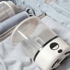Automatisk hygiejnisk vasketøjskop med gennemsigtigt kabinet til vaskeovervågning i realtid