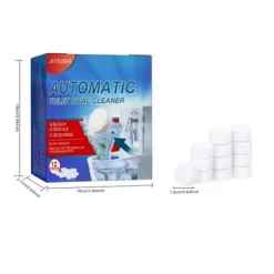 Automatisk Toiletrengøring, Langsomt Frigivende Kraftig Deodoriserende, Afkalkende, Brusende & Farverige Toiletrengøringsbomber med Effektiv Blegemiddel | Fyndiq