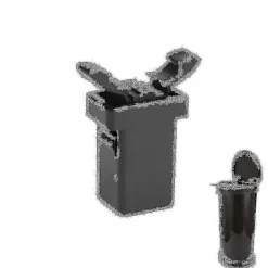 Brabantia Touch Låg Affaldsspand 2x Kompatibel Udskiftningslås - Ekstra Låseclips