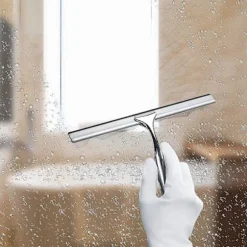 Bruseskraber, Vindueskraber Rustfri Skraber Brusebad 12 Tommer Bruseskraber Med Vægophæng Uden