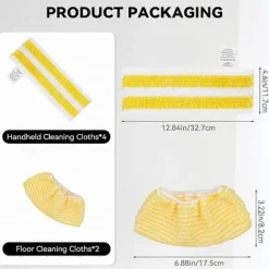 Dampmoppepuder til Karcher EasyFix SC2 SC3 SC4 damprenser [DB] As Shown