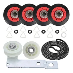 Db 4392067 Tørretumbler Reparationssæt &w10837240 Tørretumbler Løbehjul,279640 Løbehjul Remskive Kompatibel Whirlpool,erstatter 4 As shown