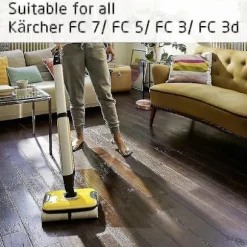 8-delt sæt af ruller til Karcher Fc7 Fc5 Fc3 Fc3d gulvrenser