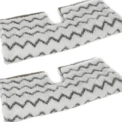 Dirt Grip Shark Pads [2 stk.] Kompatibel med Klik 'n' Flip S6001 og S6003 dampmopper, hvid