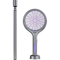 Elektrisk Flueklapper - 4000V Elektrisk Flue Killer Ketsjer - Elektrisk Insekt Killer USB Genopladelig Lys LED - Flue Killer 5 5